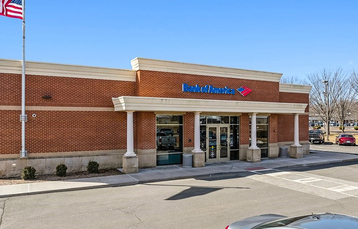 Marcus & Millichap arrange $2.6 million sale  of 4,650 s/f Bank of America property